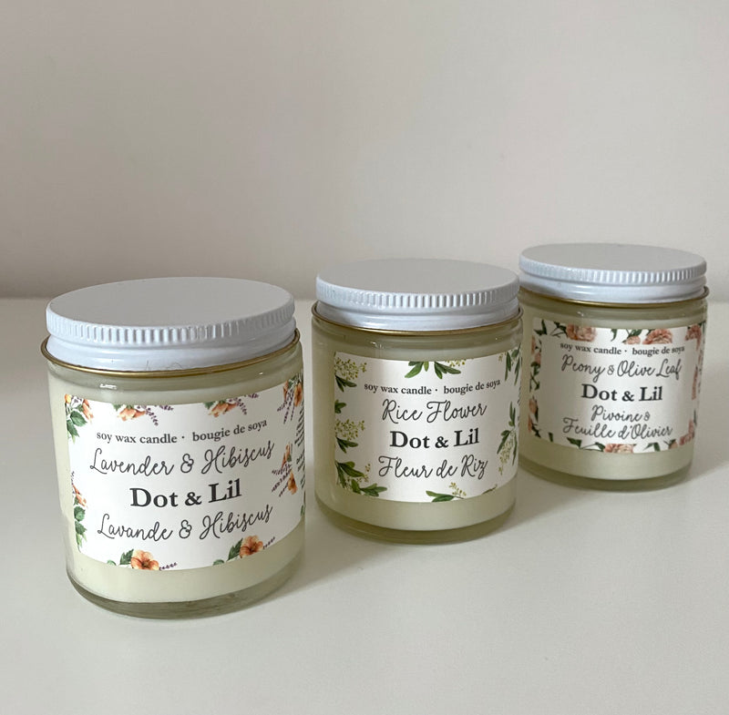 Botanical Oil & Candle Trio Gift Set | Jasmine