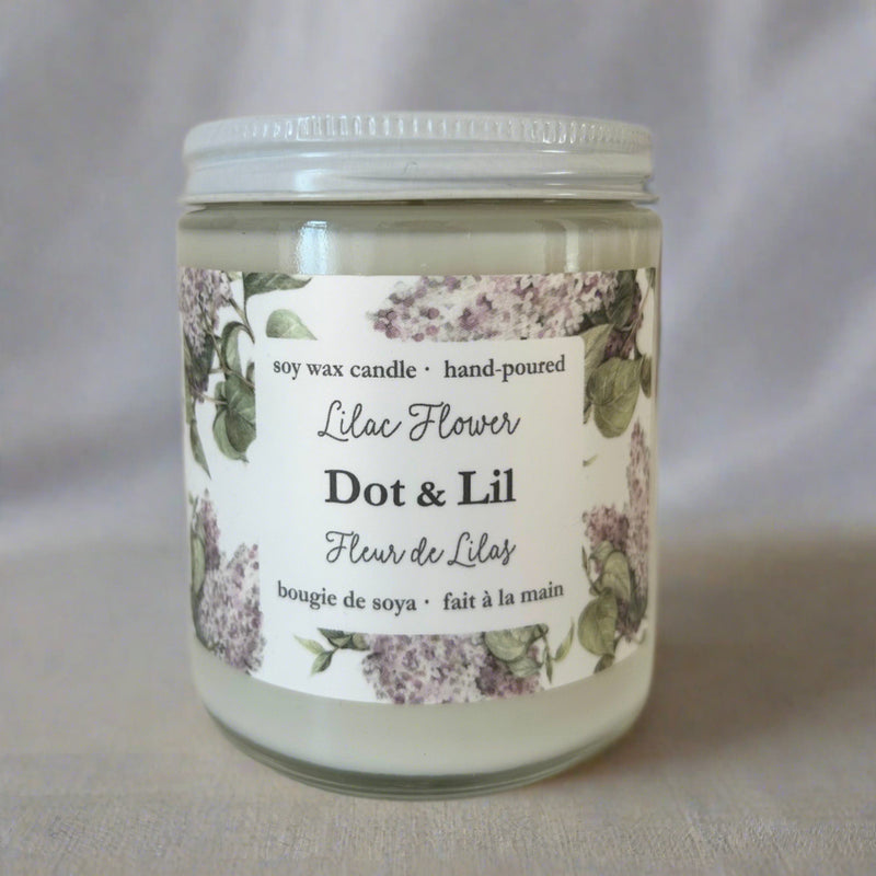 lilac soy candle