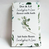 Sachet lait bain Eucalyptus & Lime