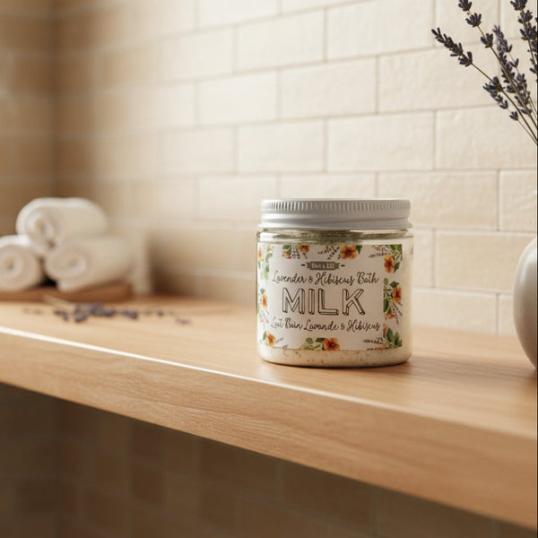 small Lavender & Hibiscus milk bath 3.5 oz