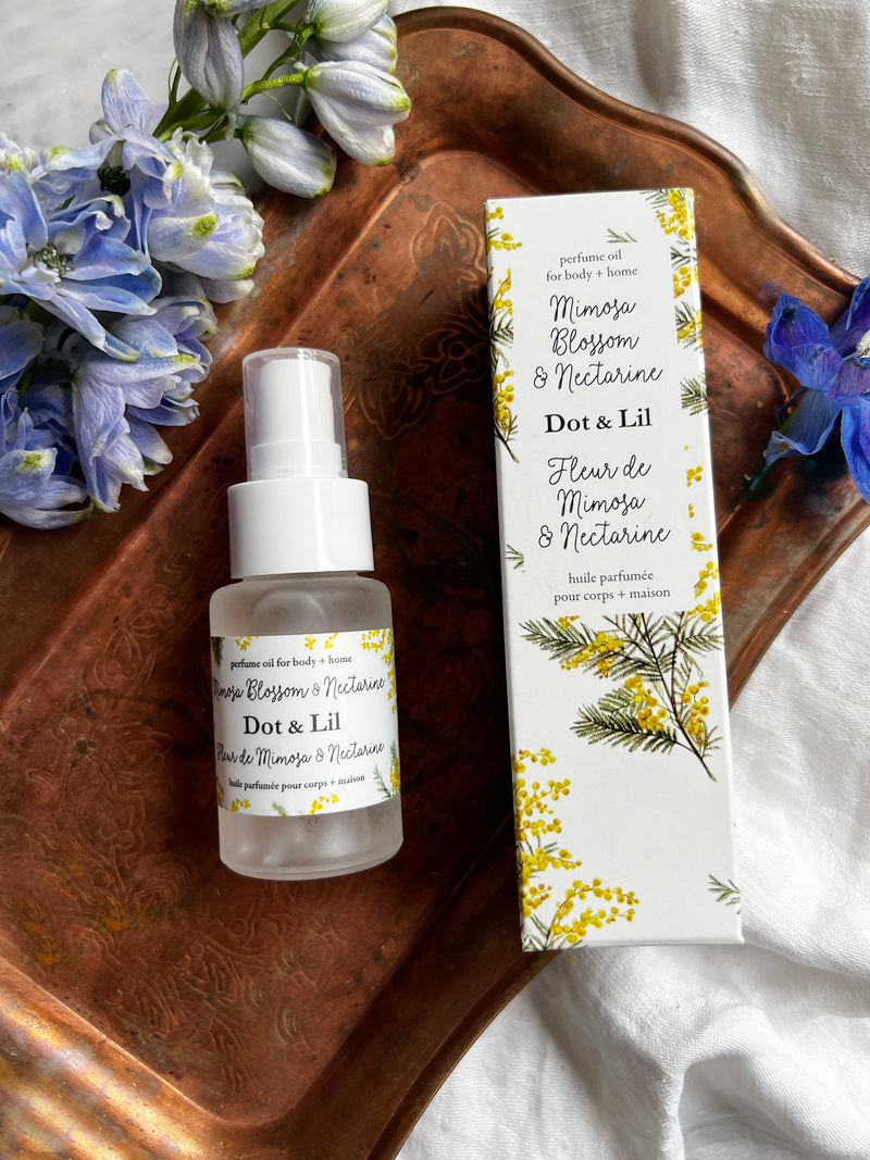 NOUVEAU - Huile parfumée Fleur de Mimosa & Nectarine
