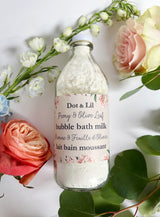 NEW - Peony & Olive Leaf bubble bath milk