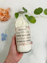 NEW - Peony & Olive Leaf bubble bath milk