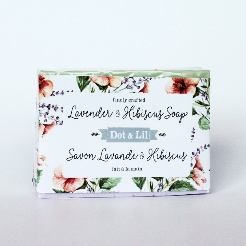 Lavender & Hibiscus soap