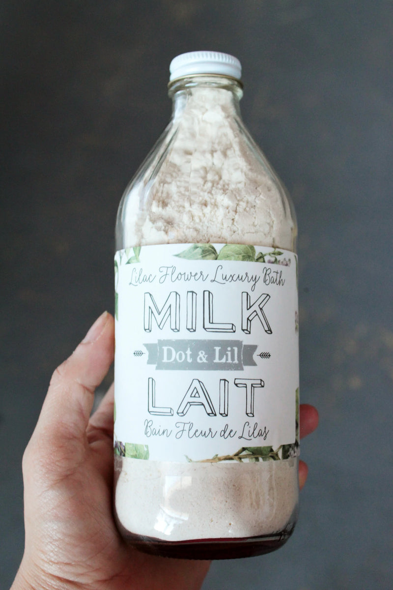 Lilac milk bath