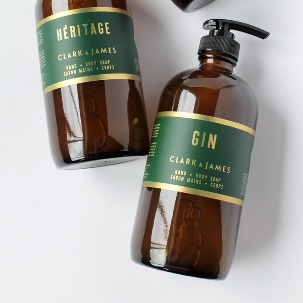 Clark & James Gin liquid soap